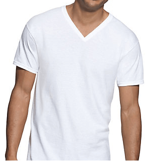Fruit of the Loom Undershirts 100% Cotton, White V-Neck (Pack of 3 -New ...
