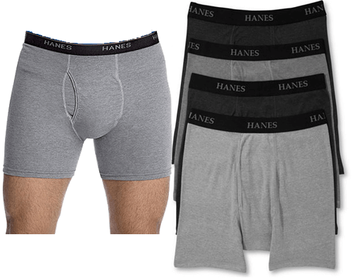 Hanes 100 2024 cotton boxers