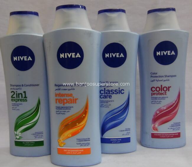 Encyclopedie Oswald assistent Nivea shampoo-(2in1 express)(intense repair)(classic care)(color protect) -  Banjoo SuperStore