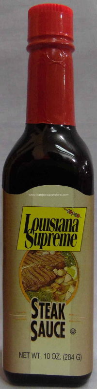 Louisiana supreme steak sauce